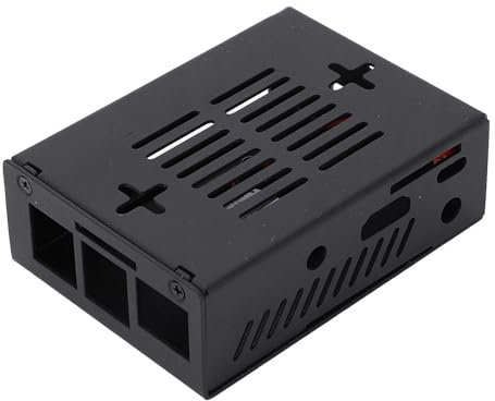 Leapiture Boîtier en métal pour Ordinateur à Carte Unique Boîtier de Refroidissement Passif pour Ordinateur à Carte Unique Durabilité Boîtier en métal pour Micro-Ordinateur avec