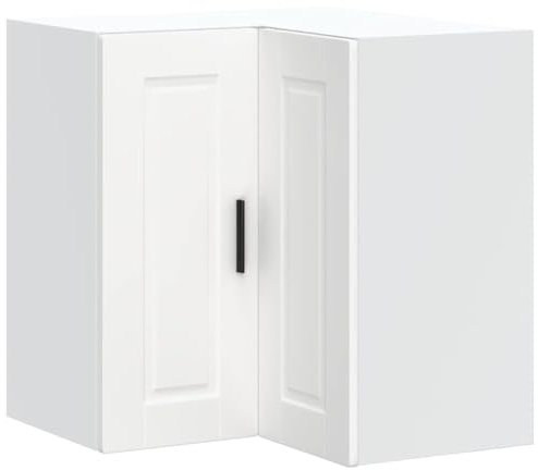 vidaXL Mueble de Cocina Esquina Pared Porto Madera ingeniería Blanca