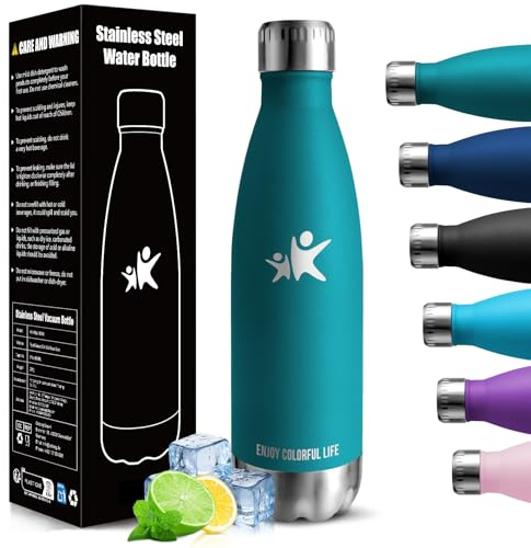 HoneyHolly Trinkflasche Edelstahl - 750ml - Thermosflasche, BPA-Frei, Auslaufsicher Wasserflasche,Trinkflasche Kohlensäure Geeignet, Thermoskanne für Fitness, Gym, Fahrrad