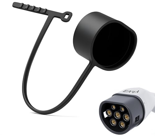 EVify Protective Cap Charging Cable Type 2 Vehicle Side - Dust Protection and Protection Against Damage - Universally Suitable - Protective Cap EV Connector Type 2 - Type 2 Connector Cover