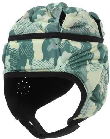 VICASKY Verstellbarer Jugend Footballhelm Schutzhelm mit Eva Schaum und Polyester Komfortabel und Schützend für Rugby und Fußballtraining