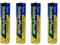 Lot de 4 Piles AAA LR03