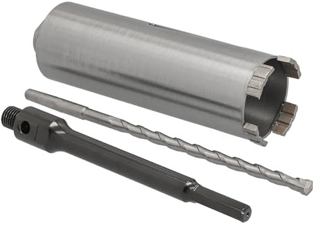 Diamant Bohrkrone Sechskant lang (200mm) Aufnahme und Zentrierbohrer Nutzlänge 180 mm Ø 62 mm Betonbohrkrone Kernbohrer