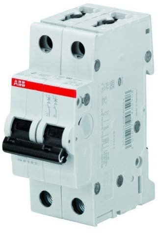 Abb Interruttore Magnetotermico 2 Moduli 1P+N 4,5KA 6A Curva C S598354 - ABB.ELETTROCONDUTTURE S598354