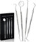 Dental Pick Tools Tooth Picks Stainless Steel Dental Teeth Whitening and Cleaning Oral Care Kit Professional Hygiene Tool Set with Tooth Scraper