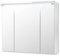 Stella Trading POOL Miroir salle de bain avec lumière LED en blanc - armoire de toilette moderne avec beaucoup d'espace de rangement - 80 x 69 x 20 cm