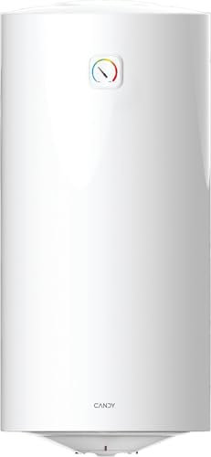 Candy CTR100RS/E, Termo Eléctrico, Vertical, 100 litros, 1500W, 75ºC, Termostato Externo Ajustable, Blanco