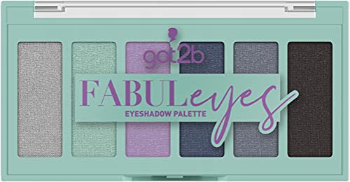 got2b Fabuleyes Lidschatten Palette Ice, Ice, Baby mit hochpigmentierten Trendfarben, Eyeshadow Palette mit sechs Farben und veganer Formel, 9 g