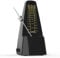 AODSK Mechanisches Metronom, universelles Metronom für Klavier, Gitarre, Violine, Schlagzeug und andere Instrumente, Standard, schwarz