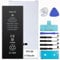 Battery Kit for iPhones Includes Waterproof Sticker, Battery Stickers, MAGNETIC Tools【12 Month Warranty】 (iPhone 6S)