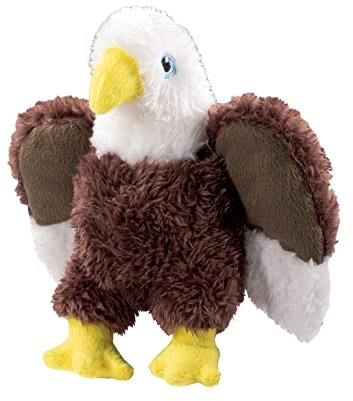 EcoBuddiez - Eagle from Deluxebase. Small Soft Plush Animals made from Recycled Plastic Bottles. Eco-Friendly Cuddly Gift for Kids and Cute Stuffed Animal Toy for Toddlers.