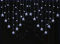 BLOOMWIN Sternenvorhang Lichterkette Weihnachten Kaltweiß 2x1M, Lichtervorhang Weihnachtsbeleuchtung Fenster, Lichterkette Weihnachtsdeko Fenster Innen, 8 Modi 104 LEDs USB Lichterkettenvorhang