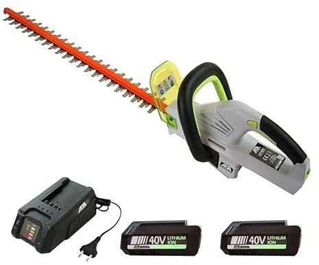SAKAWA Taille-haie de batterie 40 V Akita + 2 piles + chargeur