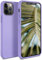 ONEFLOW Sama Sama Case Compatibile con Apple iPhone 12/12 Pro - Custodia sostenibile in fibra vegetale, custodia biodegradabile senza plastica, vegana ed ecologica, viola