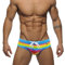 RQPYQF Costume da Bagno Uomo, Costume Slip Nuoto Mare e Piscina Uomo Swimming Brief Coulisse Regolabile YK24 (Blu, L)