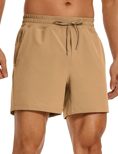 CRZ YOGA Ohne Innenfutter Laufshorts 13/18/23cm | Leicht, Schnelltrocknend, Running, Taschen, Shorts für Herren