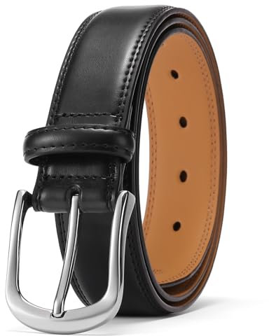 SENDEFN Herren Gürtel, Ledergürtel Herren 35 mm Breit, Gürtel Herren für Herren Jeans und Business Anzug, Länge kürzbar mit Geschenkbox Belt