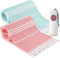 Serviette de Plage Drap Serviettes XXL Piscine Beach Towel Anti Sable Vacances Accessoires Camping Accessoire Lot Coton Grande Cadeau Homme Femme pour Voyage Sport Yoga Fitness Gym