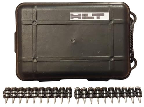 Scatola 200 chiodi 20 mm punte BX3 BX4 metallo o cemento per chiodatore elettrico compatibile HILTI BX3 BX4 (20, 200, unità)