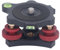 Tripod Head Leveling Base Camera Leveler, Aircraft Grade Aluminum Alloy 3 Axis Tri Wheel Head, 3 Bubble Level Triple Wheel Leveler for DSLR Camera Rotator Panoramic Head
