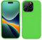 kwmobile Case Compatible with Apple iPhone 16 Pro Case - TPU Silicone Phone Cover with Soft Finish - Lime Green