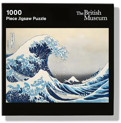 1000 Piece Jigsaw Puzzle - The Great Wave - Artistic Design from The British Museum - Full Image Poster Included