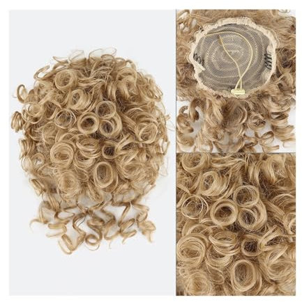 Chignon Chignons bouclés à Clip en synthétique, chignon ébouriffé, grande queue de cheval bouclée avec cordon de serrage, queue de cheval for femmes Chignon pour cheveux pour femme.(805-18-22)