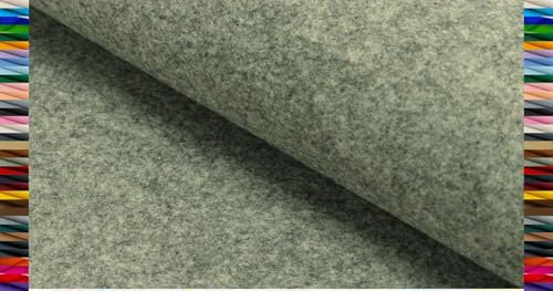 StoffBook Lana de fieltro de 4 mm de largo, aspecto elegante como lana de fieltro, 100 cm de ancho, E385