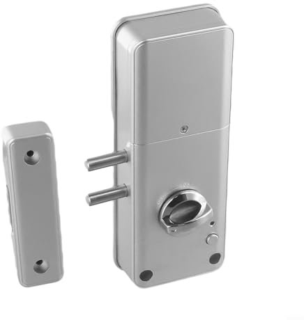 LVYXON Smart Invisible Door Lock for Wood Doors, for Tuya App Control and Card for Unlocking, Smart Electronic Door Lock, Card for Unlock(for tuya Lock Silver)