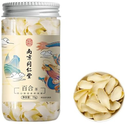 Natürlicher chinesischer Kräutertee Gesunder Tee-getrocknete Lilie 70g / 2,46oz Getrocknete frische essbare Qualität zartes Aroma