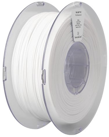 kexcelled PC Filament 1,75 mm, Polycarbonat 3D-Drucker Material, Hohe Festigkeit und Zähigkeit und Hitzebeständigkeit, Maßgenauigkeit +/- 0,03 mm, 1 kg (2,2 lbs) Spule, Weiß