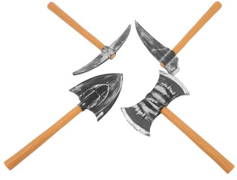 VALICLUD 4piezas Propiedades De Dwarf Pickaxe y para Cosplay De Halloween Accesorios De y Disfraces De Personajes
