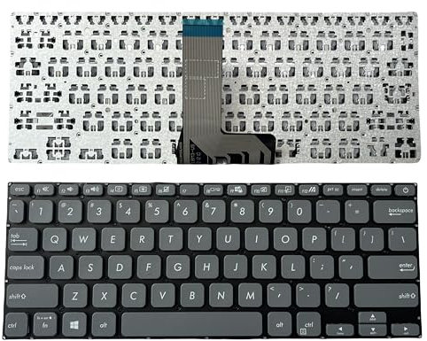 YIJIATech Replacement Keyboard with Screwdriver US Layout for ASUS VivoBook 14 Keyboard X409 X409FA X409JA Y4200F V4200J Laptop Keyboard (Grey)