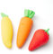 3 Stück Niedlich Früchte Bleistift Radiergummi Set für Kinder, Gummi Zeichnung Radiergummi für Künstler Schule