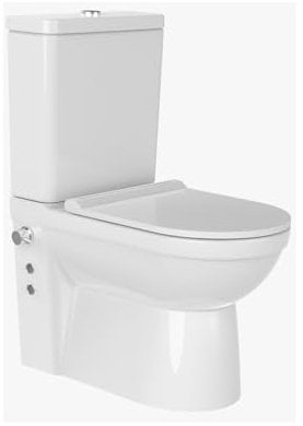 ORION NANO STAND Dusch Taharet Wc integr. Ventil mit Absenkautomatik Deckel, Keramik Spülkasten mit Bien Spülkasten Einsatz