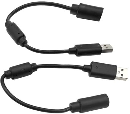 klahh 2 cables USB para mando Xbox 360, cable USB de repuesto para controlador de juegos