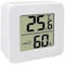 Dispositivo de medición de temperatura digital - indicador de higrómetro interno, medidor de temperatura LCD | Fácil de transportar monitoreo climático de la habitación, sensor de temple