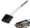 Grillbürste Edelstahl, Drahtbürste Grill, Profi Edelstahl Grill-Reinigungsbürste, Grill-Bürste Cleaning Brush Grill Zubehör Grillbürste für Gussrost für Gas, Holzkohle, Elektro, Infrarot (Kleinformat)
