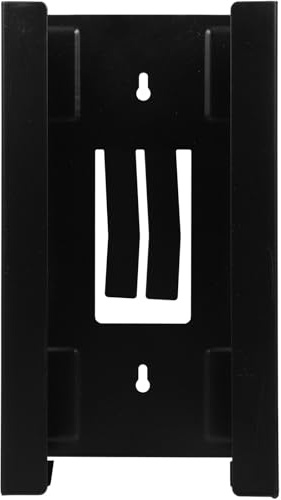 Sewroro Magnetic Glove Box Holder Black Wall Mounted for Disposable Gloves and Tissue Storage in Workshops and Garages