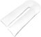 Lancashire Textiles Big C U Maternity Pregnancy Pillow Case – 150 X 35 cm U Shaped Orthopaedic Pillowcase Cover, Zip Fastening – Super Soft Snug Cuddles for Nursing Mothers – White Pillowcase U Cover