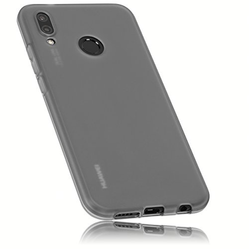 mumbi Hülle kompatibel mit Huawei P20 Lite Handy Case Handyhülle, transparent schwarz