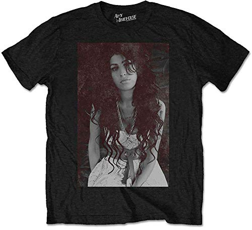 Amy Winehouse 'Back To Black Chalk Board' (Black) T-Shirt (medium)