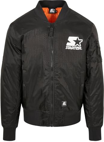 Starter Black Label Starter The Classic Logo Bomber Jacket Giacca, Nero, S Uomo