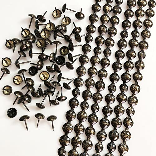 Let's decorate 5 mètres décoration d'intérieur clou Bar antique, décoration clou Bar canapé ceinture décorative, intérieur chaise de jardin clou, correspondant pin lâche (11mm antique)