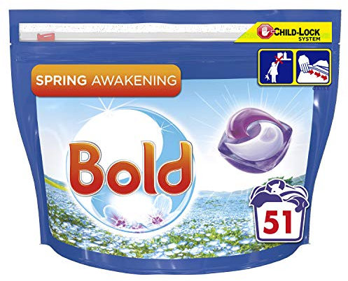 Bold All-In-1 Pods Washing Liquid Capsules Spring Awakening, 1229.1 grams