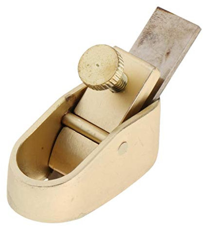 oshhni Lavorazione Del Legno, Mini Mano pialla, Pialla Legno Falegname Woodcraft Strumento, per la Lavorazione Del Legno, Oro S