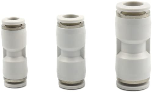 Lot de 3 raccords de tuyau pneumatique IQS droits 4 mm, 6 mm, 8 mm, 10 mm, 12 mm, 14 mm, 16 mm (Ø 4 mm)