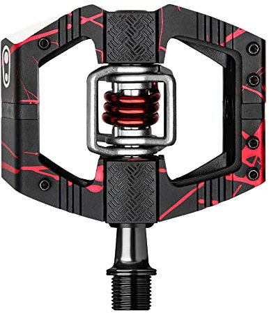 Crank Brothers Bicycle Pedals Mallet Ls Splatter Paint Red
