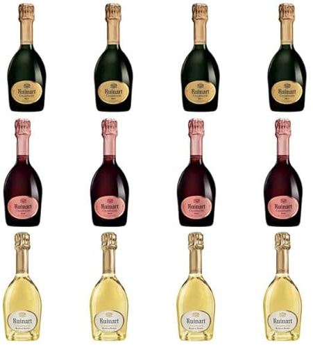 RUINART CHAMPAGNE HALF BOTTLES MIXED CASE (12 X 37.5CL)