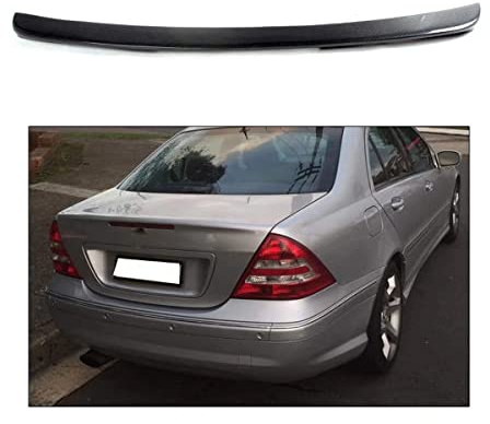 Yucss Passend Für Mercedes Benz W203 C200 C240 C320 C55 Amg C-Klasse Spoiler Echtcarbon Performance Heckspoiler, Kofferraum Member Wing 2001–2006